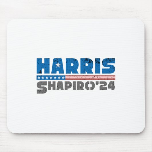 2024 Vintager US-Flaggenstaat 80er Kamala Harris Mousepad (Vorne)