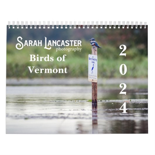 2024 Vögel des Kalenders Vermont Kalender (Titelbild)