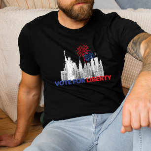 2024 Wahl für Liberty New York Patriotic T-Shirt