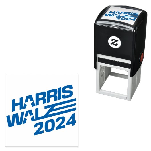 2024 Wahl Harris Walz Permastempel (Beispiel)