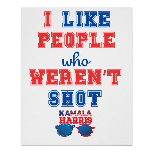 2024 Wahl Kamala Harris Merch Comma La lustige Poster (Vorderseite)