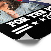 2024 Wahl Kamala Harris Tim Waltz Poster (Ecke)