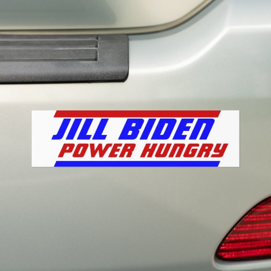 2024 Wahl Präsident JILL BIDEN Power Hungry Autoaufkleber (Auf Auto)