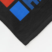 2024 Wahlplan frohe Weihnachten Trump Landslide Fleecedecke (Ecke)