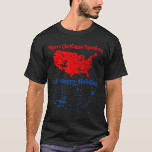 2024 Wahlplan frohe Weihnachten Trump Landslide T-Shirt