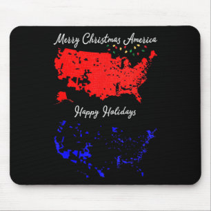 2024 Wahlplan frohe Weihnachten Trump New Presi Mousepad