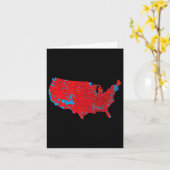 2024 Wahlplan Red Trump Vance Besiegung Blue Kam Karte (Gelbe Blume)