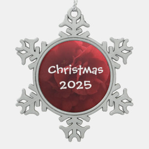 2024 Weihnachtsbaumdekoration von dalDesignNZ Schneeflocken Zinn-Ornament