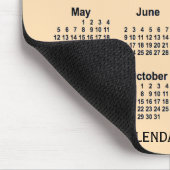 2024 Wheat Calendar von Janz Mouse Pad Mousepad (Ecke)
