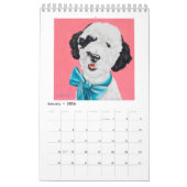 2024 Whimsical Dog Calendar - klein Kalender (Jan 2026)