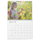 2024 Wildblume Foto Familienname Kalender (Feb 2027)