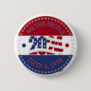 2024 Wir Das Volk USA-Flagge Button