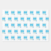 2024 wird ein großer Bruder sein Geschenkpapier Set (Vorderseite)