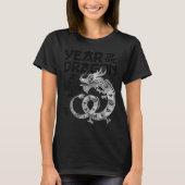 2024 Year Of The Dragon Chinese Zodiac Chinese New T-Shirt (Vorderseite)