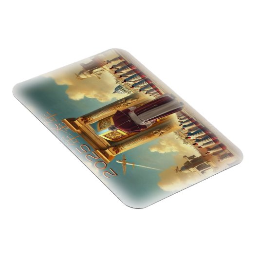 2025 年 年,梵 蒂,旅禧岡行紀念品 MAGNET (Rechte Seite)