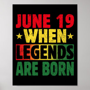 2025 19. Juni Geburtstag - 19. Juni 2010 Poster