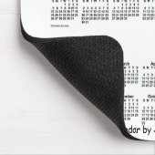 2025-2027 Weißer Dreijahreskalender von Janz Mousepad (Ecke)