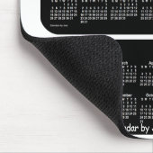 2025-2027 Weißer Neon 3-Jahres-Kalender von Janz Mousepad (Ecke)
