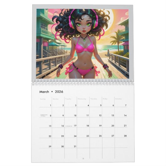 2025/26 Dollar 15 Monate Kalender (Mär 2026)