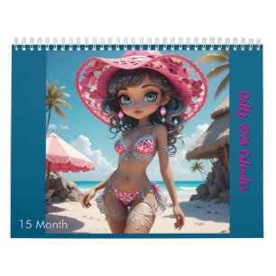2025/26 Dollz 15 Monate Kalender