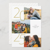 2025 4 Image Holiday Card Feiertagskarte (Vorne/Hinten)