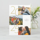 2025 4 Image Holiday Card Feiertagskarte (Stehend Vorderseite)