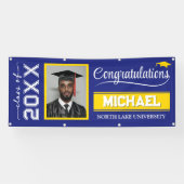 2025 Abschluss-Banner mit Name & Schule Banner (Horizontal)