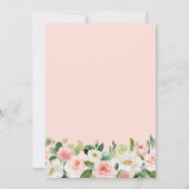 2025 Abschluss "Blush Pink Floral Girl" Ankündigung (Rückseite)