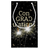 2025 Abschluss Confetti und Sparkler Kleine Geschenktüte (Rückseite)