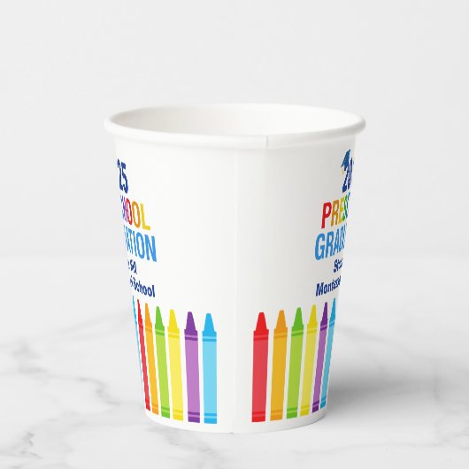 2025 Abschluss Custom School Party Pappbecher (Rechts)