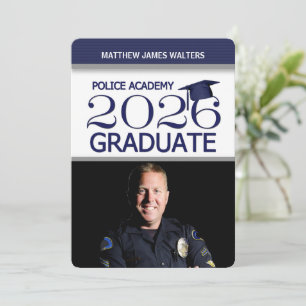 2025 Abschluss der Blue Foto Police Academy Einladung