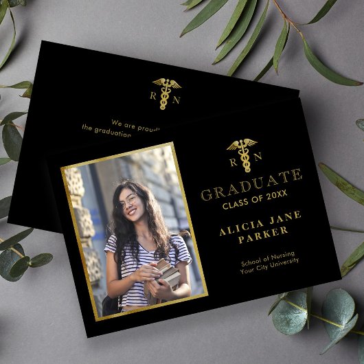 2025 Abschluss der Kindergärtnerei Gold elegantes  Ankündigung