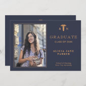 2025 Abschluss der Kindergärtnerei Modernes Foto Ankündigung (Vorne/Hinten)