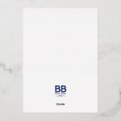 2025 Abschluss "Donuts and Degrees" Folieneinladung (Rückseite)