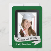 2025 Abschluss Elektronische Tablette Einladung (Vorderseite)