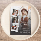 2025 Abschluss Foto Collage Open House Party Magneteinladung