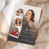 2025 Abschluss Fotos Grad Open House Magneteinladung