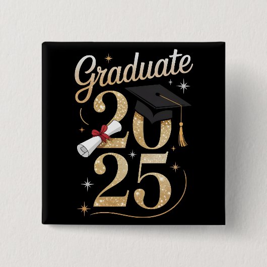 2025 Abschluss-Geschenk Button (Vorderseite)
