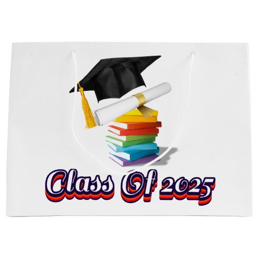 2025 Abschluss Große Geschenktasche Große Geschenktüte (Vorderseite)