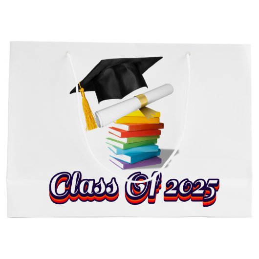 2025 Abschluss Große Geschenktasche Große Geschenktüte (Rückseite)