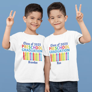 2025 Abschluss im Vorschulalter Spaß Kinderbetreuu T-Shirt