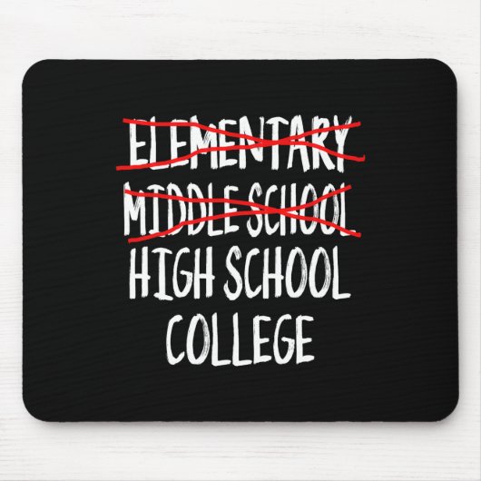2025 Abschluss Junior High School G Mousepad (Vorne)