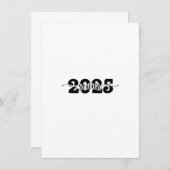 2025 Abschluss-Klasse 2025 Einladung (Vorne/Hinten)