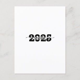 2025 Abschluss-Klasse 2025 Feiertagspostkarte