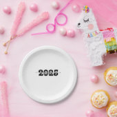 2025 Abschluss-Klasse 2025 Pappteller (Party)