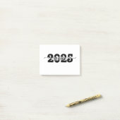 2025 Abschluss-Klasse 2025 Post-it Klebezettel (Auf Schreibtisch)