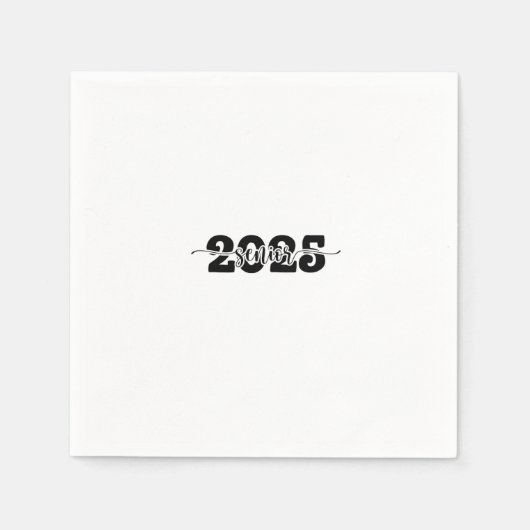 2025 Abschluss-Klasse 2025 Serviette (Vorderseite)
