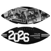 2025 Abschluss Senior 4 Foto Black Football (Paneele)