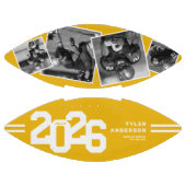 2025 Abschluss Senior 4 Foto Gelb Football (Paneele)