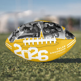 2025 Abschluss Senior 4 Foto Gelb Football
